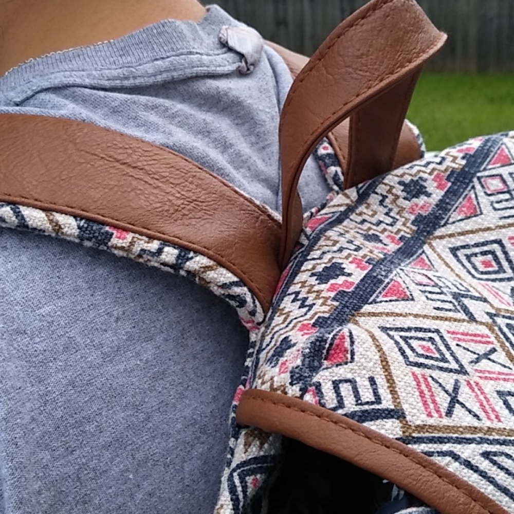 Aztec/ boho‎ bookbag - Picture 10 of 16